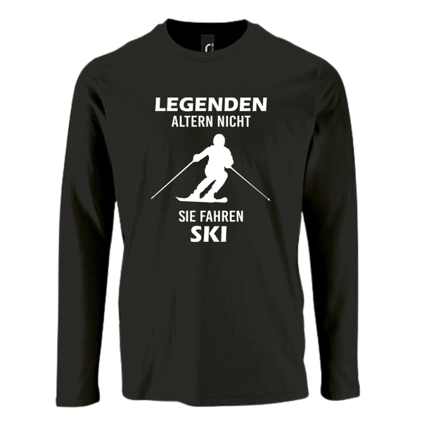 LEGENDEN ALTERN NICHT SKI - Herren Premium langarm T-Shirt