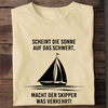 SCHEINT DIE SONNE AUF DAS SCHWERT - Herren Bio-Baumwolle T-Shirt