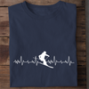 HERZSCHLAG SKI - Herren Bio-Baumwolle T-Shirt