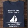 SCHEINT DIE SONNE AUF DAS SCHWERT - Herren Bio-Baumwolle T-Shirt