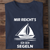 MIR REICHT'S ICH GEH SEGELN - Herren Bio-Baumwolle T-Shirt