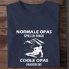 COOLE OPAS FAHREN SKI - Herren Bio-Baumwolle T-Shirt