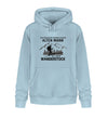 UNTERSCHÄTZE NIEMALS EINEN ALTEN MANN MIT EINEM WANDERSTOCK 2.0 - Unisex Organic Hoodie