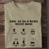 DINGE DIE ICH IN MEINER FREIZEIT MACHE SKI - Herren Bio-Baumwolle T-Shirt