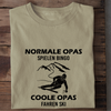 COOLE OPAS FAHREN SKI - Herren Bio-Baumwolle T-Shirt