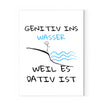 LEINWAND GEH NIE TIEF- Leinwand 30 x 45cm, 45cm x 60cm