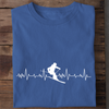 HERZSCHLAG SKI - Herren Bio-Baumwolle T-Shirt