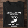 COOLE OPAS FAHREN SKI - Herren Bio-Baumwolle T-Shirt