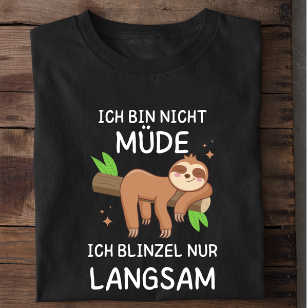 ICH BIN NICHT MÜDE - Herren Bio-Baumwolle T-Shirt