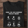 DINGE DIE ICH IN MEINER FREIZEIT MACHE SKI - Herren Bio-Baumwolle T-Shirt