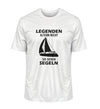 LEGENDEN ALTERN NICHT SIE GEHEN SEGELN- Herren Premium Organic T-Shirt