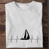 HERZSCHLAG SEGELN - Herren Bio-Baumwolle T-Shirt
