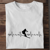 HERZSCHLAG SKI - Herren Bio-Baumwolle T-Shirt