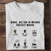 DINGE DIE ICH IN MEINER FREIZEIT MACHE SKI - Herren Bio-Baumwolle T-Shirt