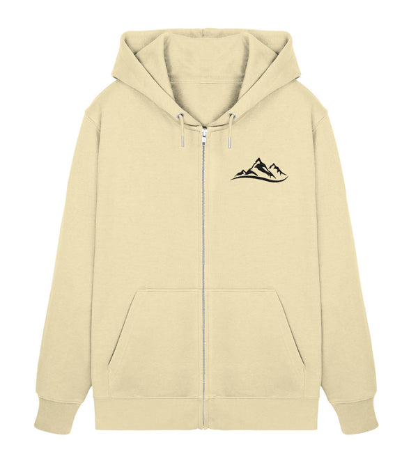 BERGE- Unisex Organic Zipper mit Stick